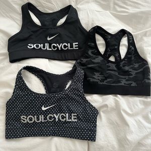 Soulcycle Bra 3-Pack! Size small.